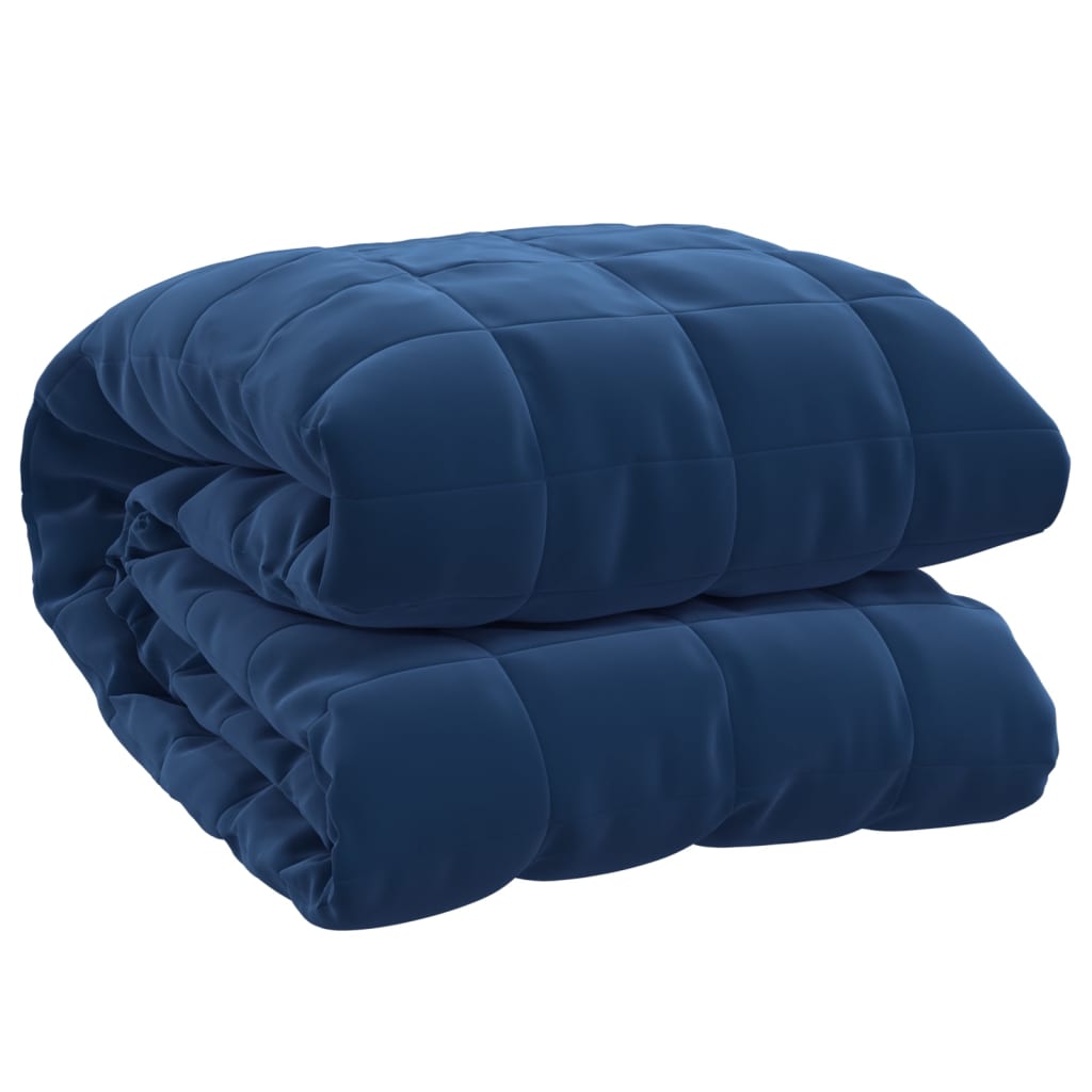 Weighted blanket Blue 120x180 cm 9 kg Fabric