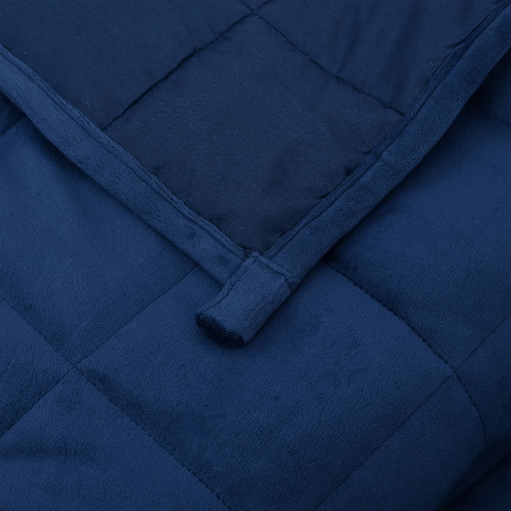 Weighted blanket Blue 120x180 cm 9 kg Fabric