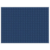 Gewichtsdecke Blau 150x200 cm 11 kg Stoff