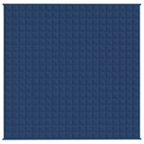 Couverture lestée Bleu 200x200 cm 13 kg Tissu