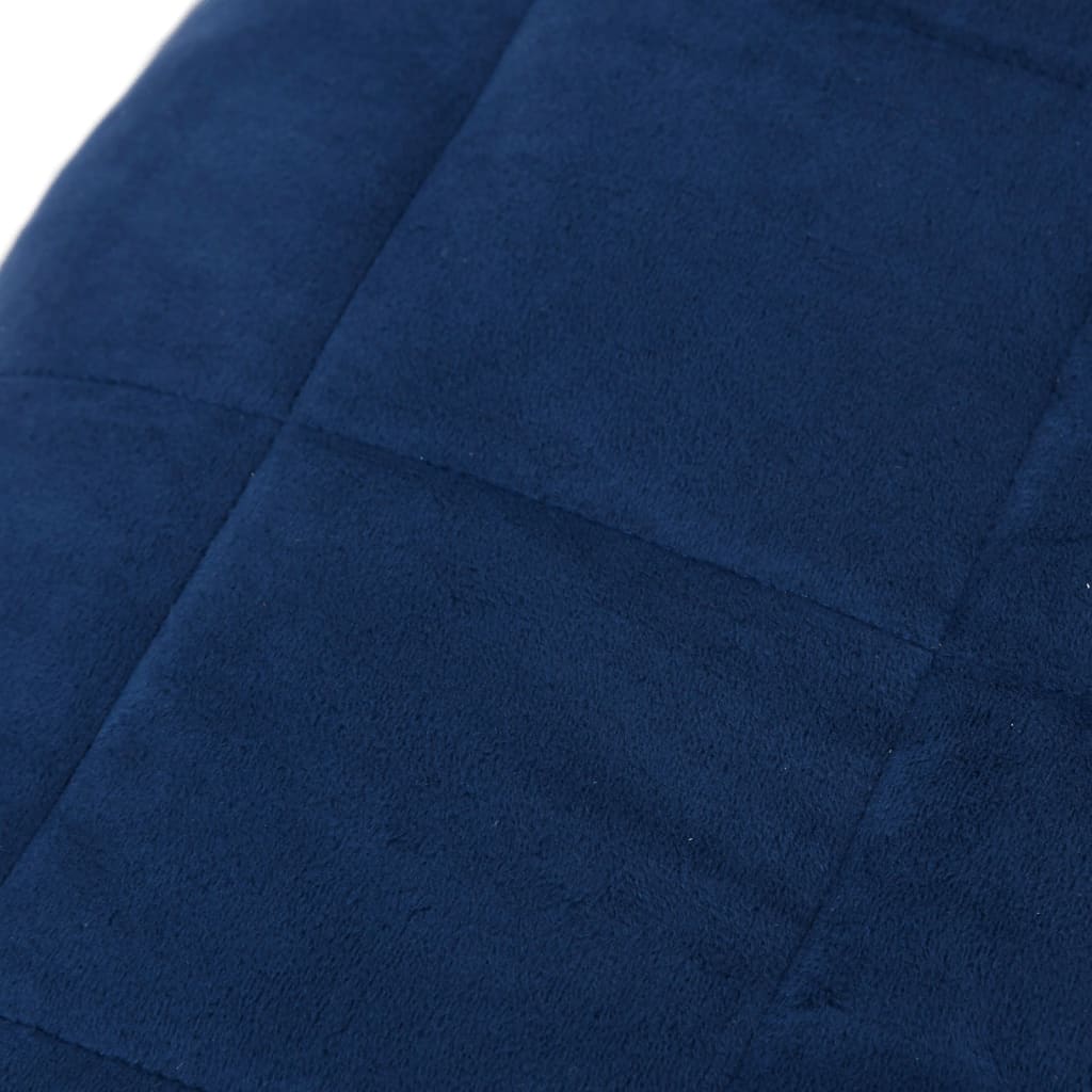 Couverture lestée Bleu 235x290 cm 15 kg Tissu