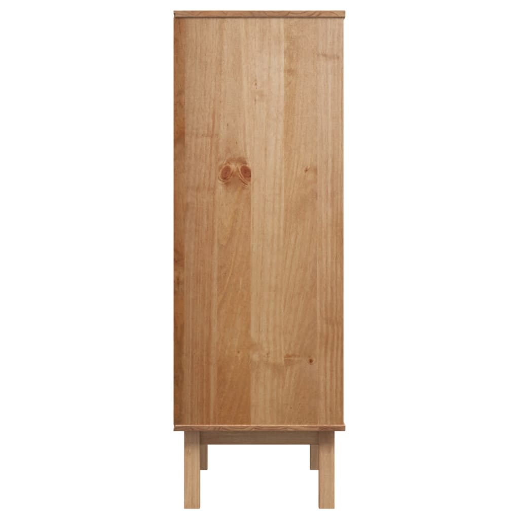 Buffet haut OTTA 85x43x125 cm bois massif de pin