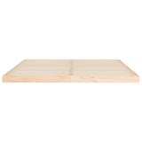 Bed frame without mattress 180x200 cm solid pine wood