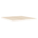 Cadre de lit sans matelas blanc 180x200 cm bois massif de pin