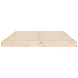 Cadre de lit sans matelas 140x200 cm bois massif de pin