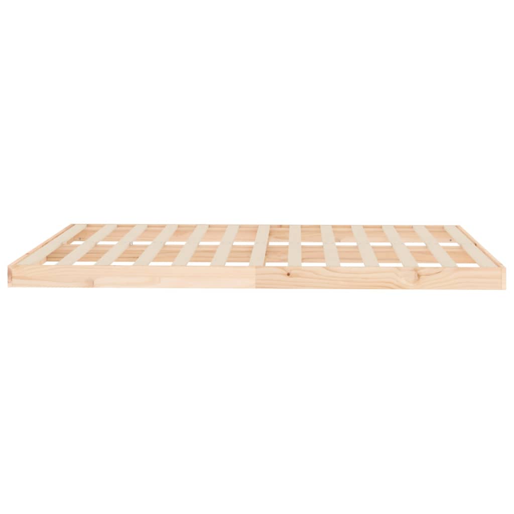 Cadre de lit sans matelas 140x200 cm bois massif de pin