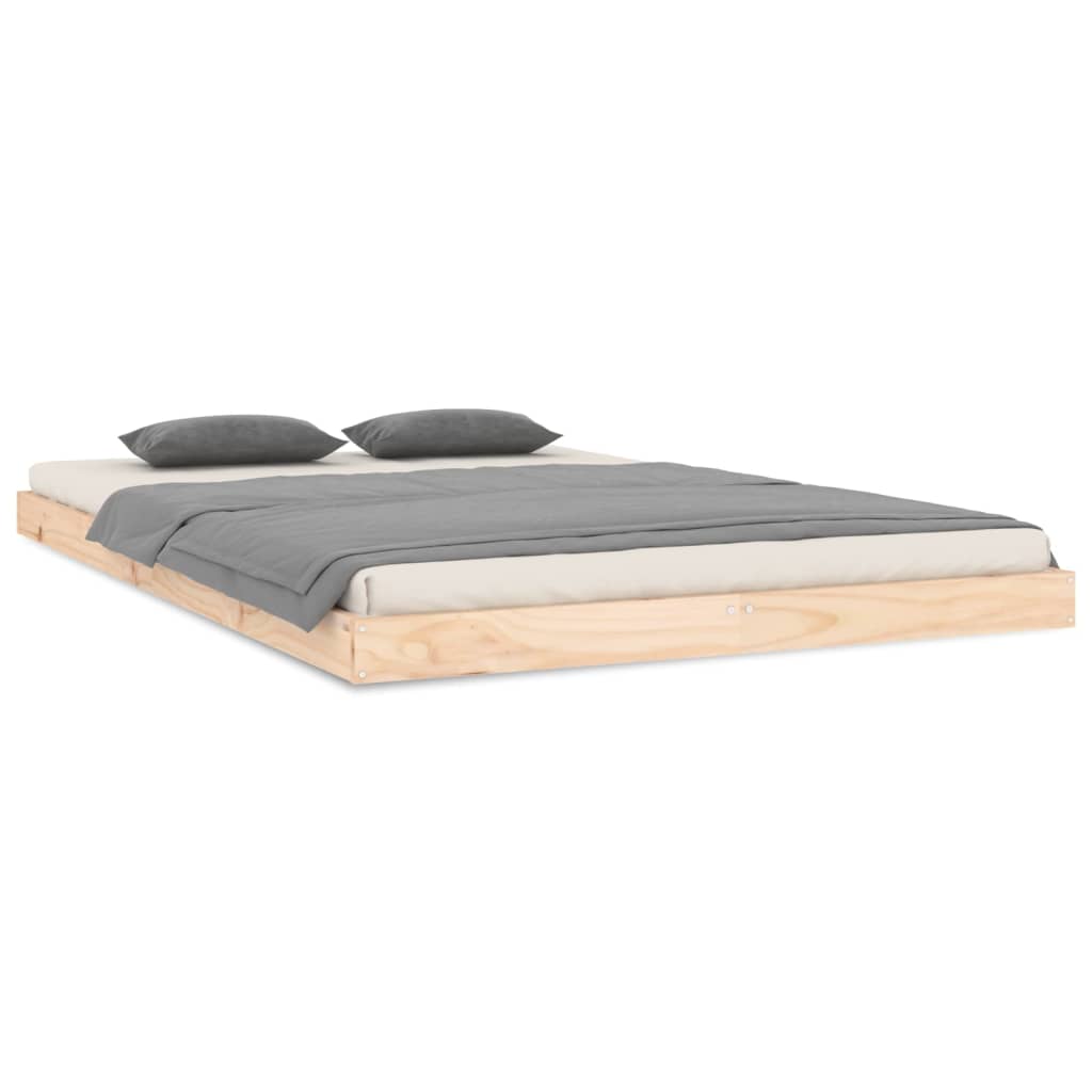 Cadre de lit sans matelas 120x200 cm bois de pin massif