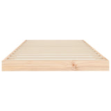 Bed frame without mattress 90x200 cm solid pine wood