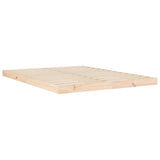 Cadre de lit sans matelas 140x190 cm bois de pin massif