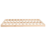 Cadre de lit sans matelas 140x190 cm bois de pin massif