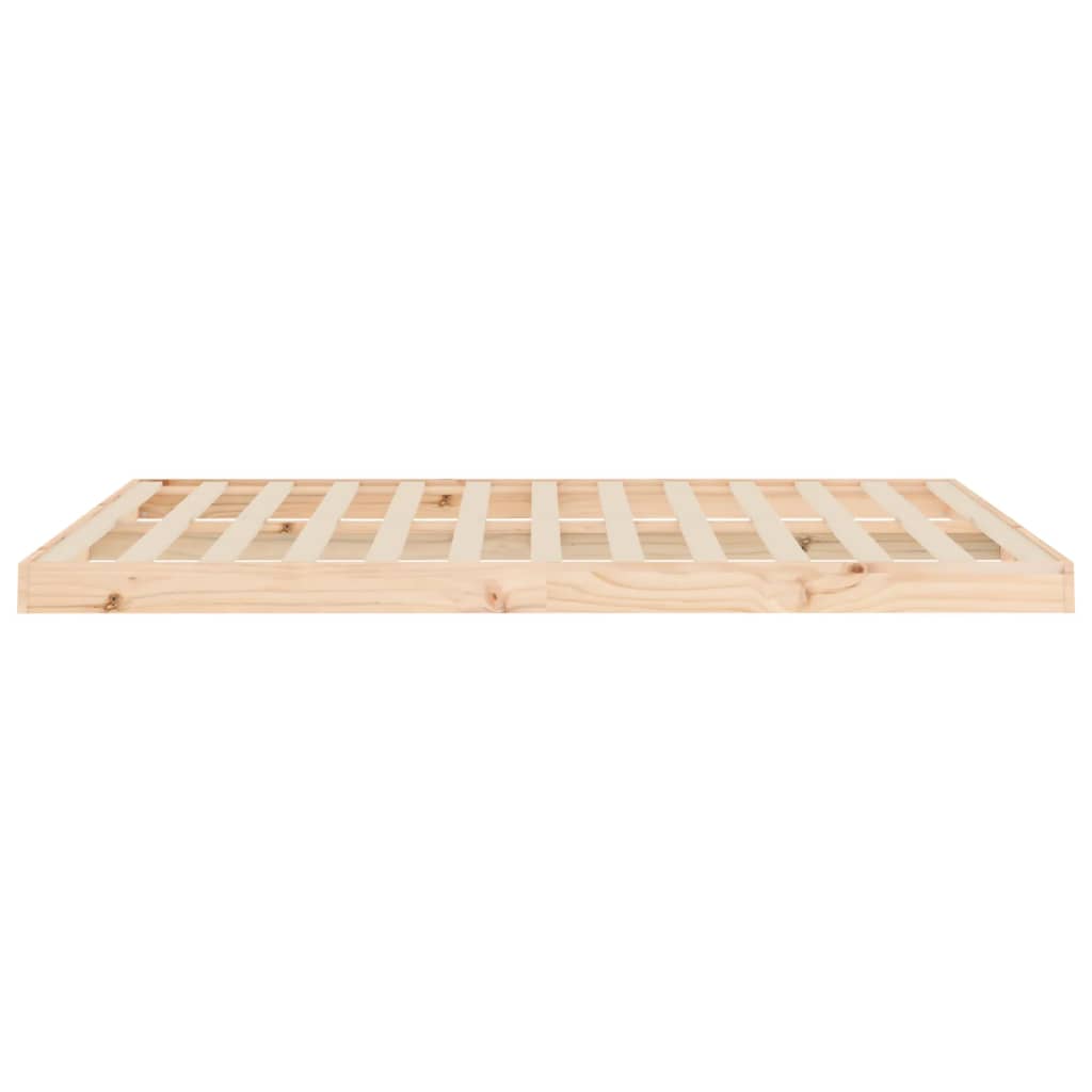 Cadre de lit sans matelas 135x190 cm bois de pin massif