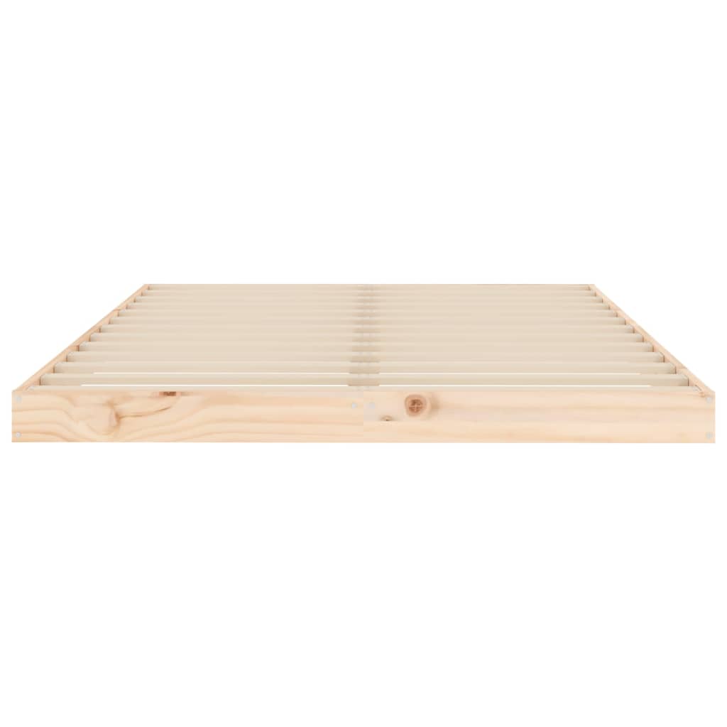 Cadre de lit sans matelas 120x190 cm bois de pin massif