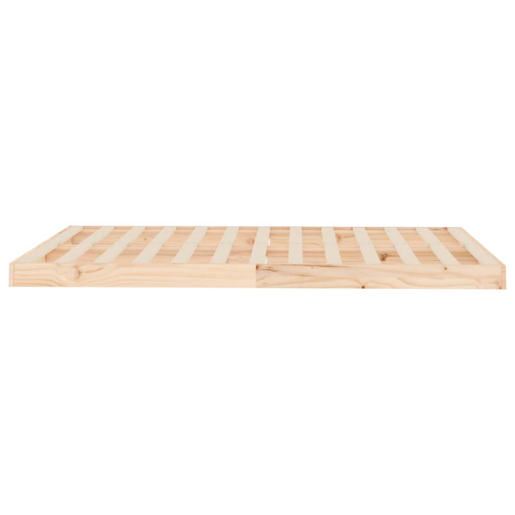 Cadre de lit sans matelas 120x190 cm bois de pin massif