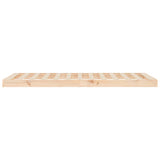 Cadre de lit sans matelas 90x190 cm bois de pin massif