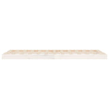 Cadre de lit sans matelas blanc 90x190 cm bois de pin massif