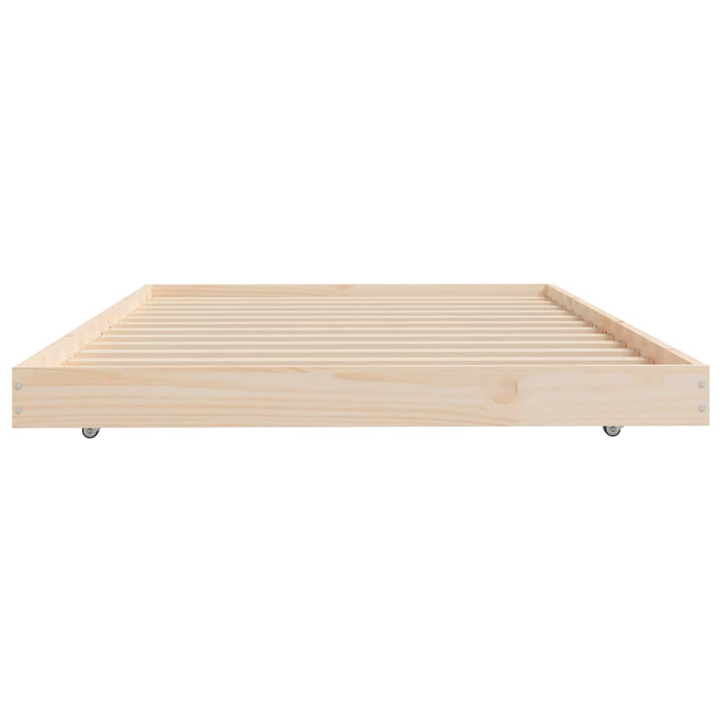 Cadre de lit sans matelas 100x200 cm bois massif de pin