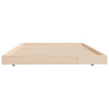 Cadre de lit sans matelas 90x200 cm bois de pin massif