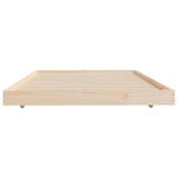 Cadre de lit sans matelas 80x200 cm bois massif de pin