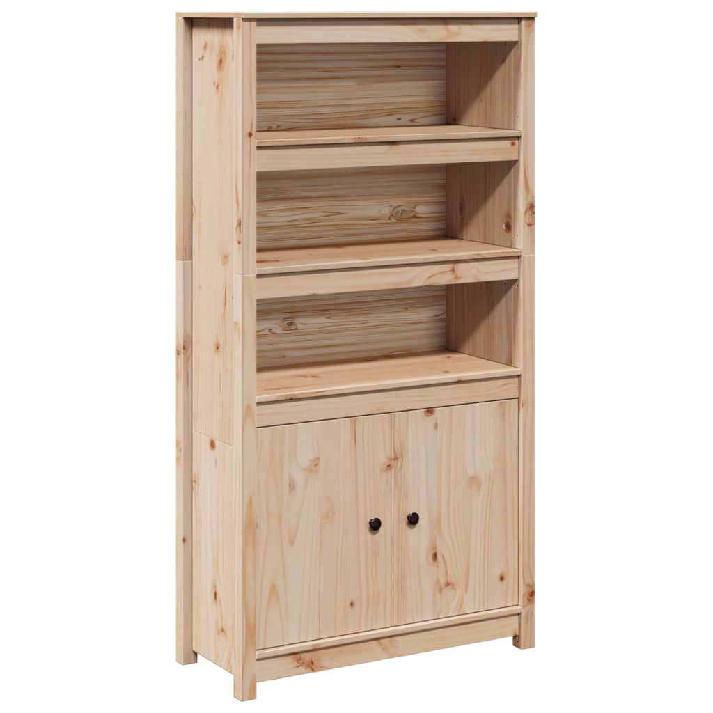 Buffet haut 80x35x154 cm Bois massif de pin