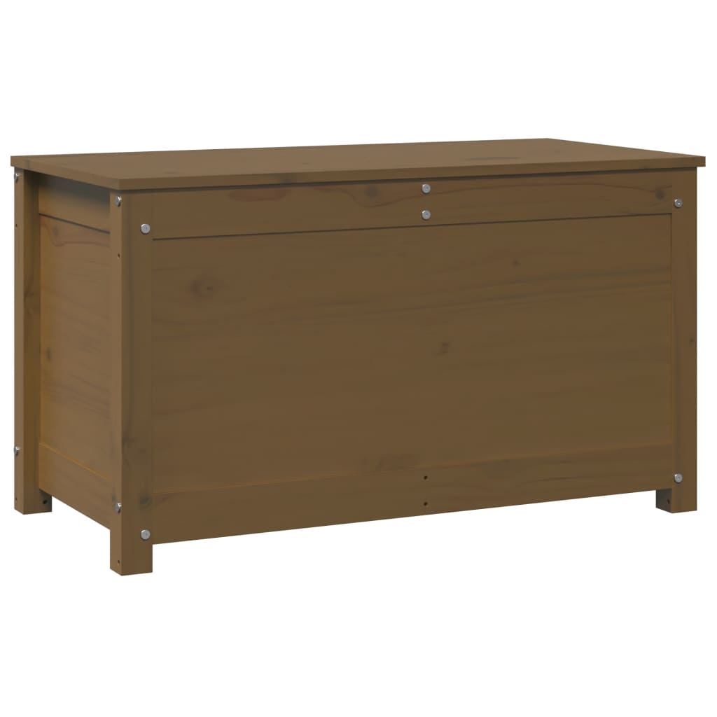 Boîte de rangement Marron miel 80x40x45,5 cm Bois massif de pin