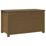 Storage box Honey brown 80x40x45.5 cm Solid pine wood