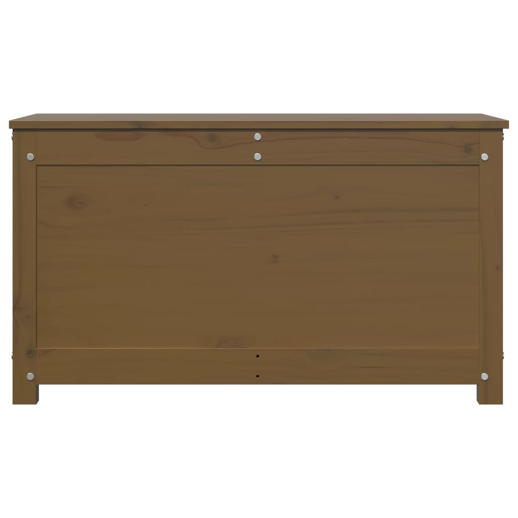 Boîte de rangement Marron miel 80x40x45,5 cm Bois massif de pin