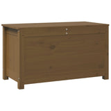 Storage box Honey brown 80x40x45.5 cm Solid pine wood