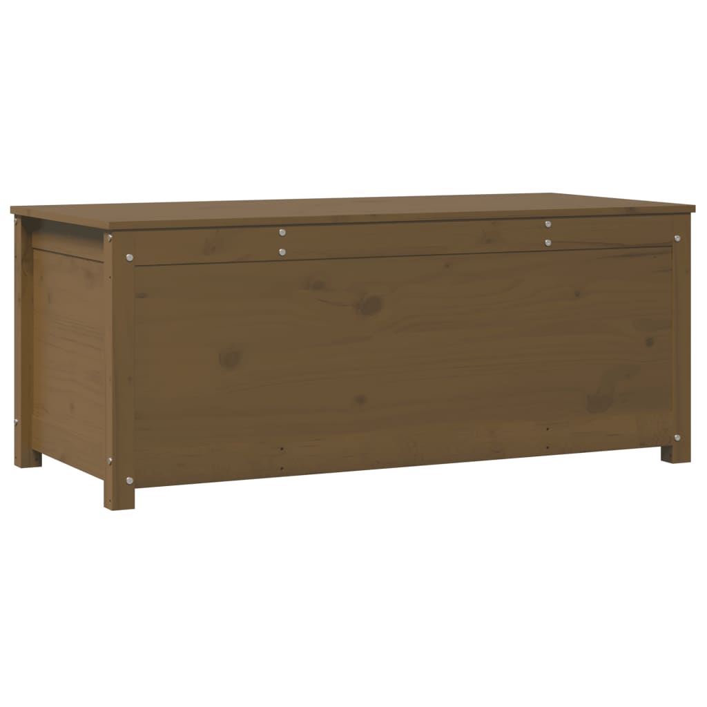 Boîte de rangement Marron miel 110x50x45,5cm Bois massif de pin