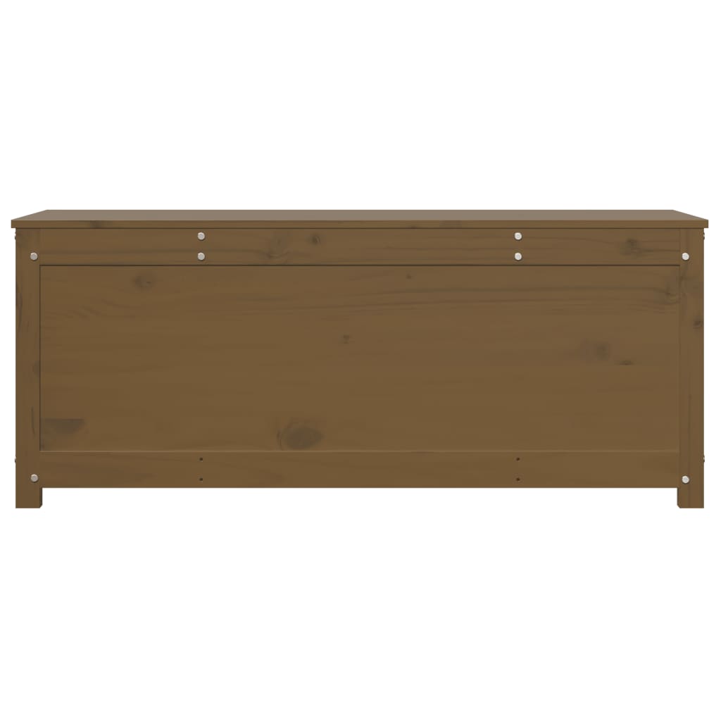 Boîte de rangement Marron miel 110x50x45,5cm Bois massif de pin