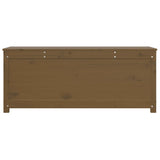 Boîte de rangement Marron miel 110x50x45,5cm Bois massif de pin