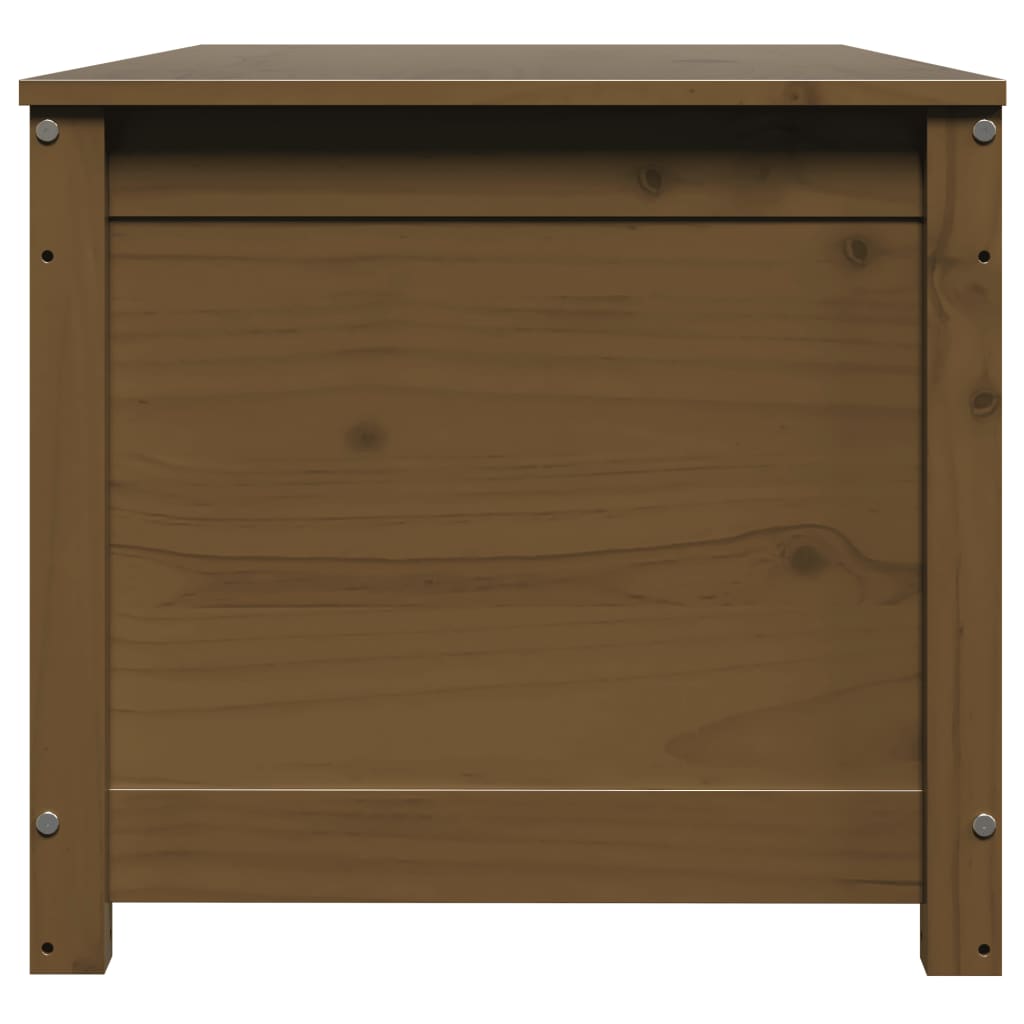 Boîte de rangement Marron miel 110x50x45,5cm Bois massif de pin