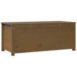 Boîte de rangement Marron miel 110x50x45,5cm Bois massif de pin