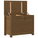 Boîte de rangement Marron miel 60x32x45,5 cm Bois massif de pin