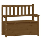 Honey Brown Bench 112.5x51.5x96.5 cm Solid Pine Wood