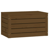 Boîte de rangement Marron miel 59,5x36,5x33 cm Bois massif pin