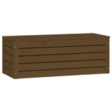 Boîte de rangement Marron miel 89x36,5x33 cm Bois massif pin