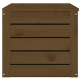 Boîte de rangement Marron miel 89x36,5x33 cm Bois massif pin