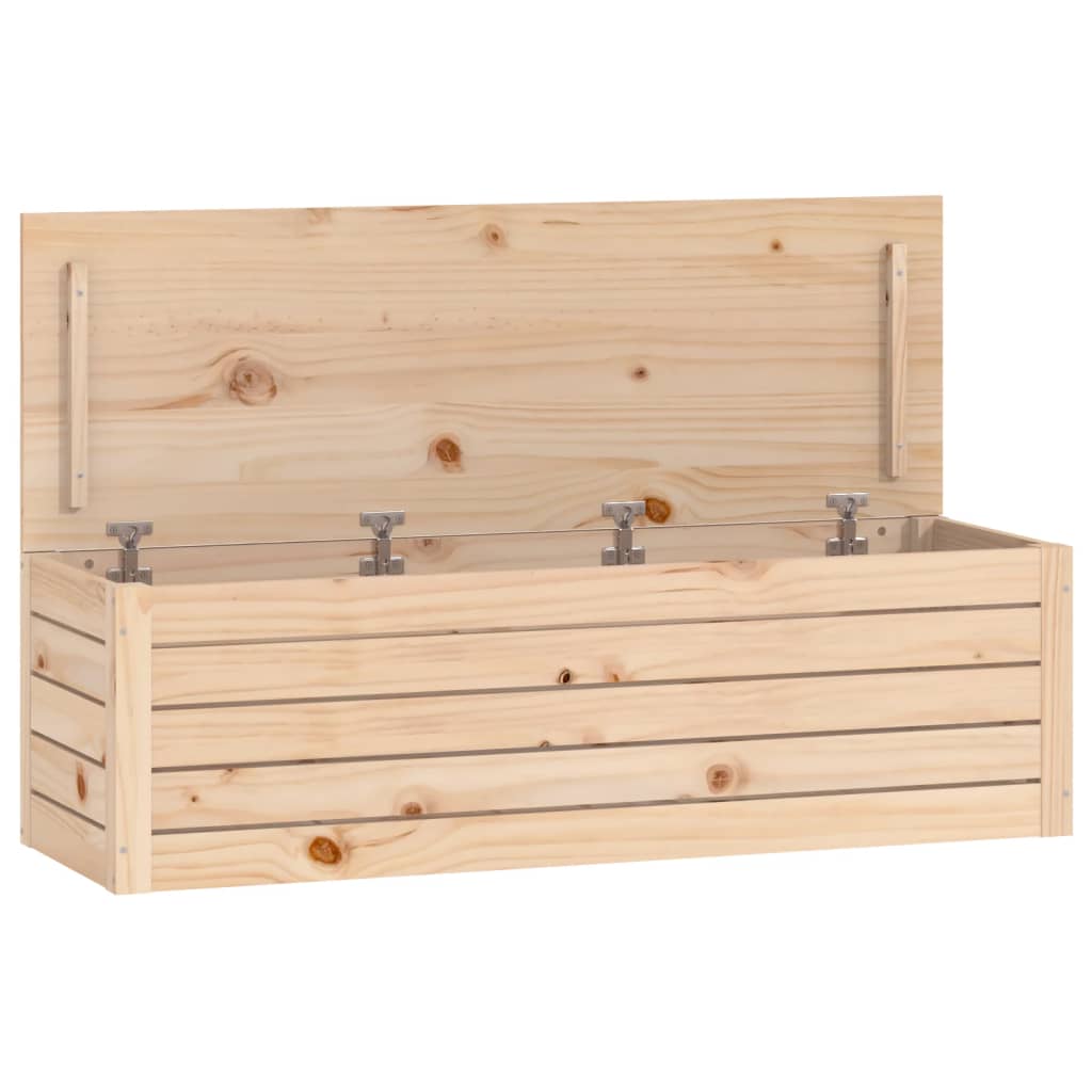 Boîte de rangement 109x36,5x33 cm Bois massif de pin