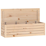 Boîte de rangement 109x36,5x33 cm Bois massif de pin