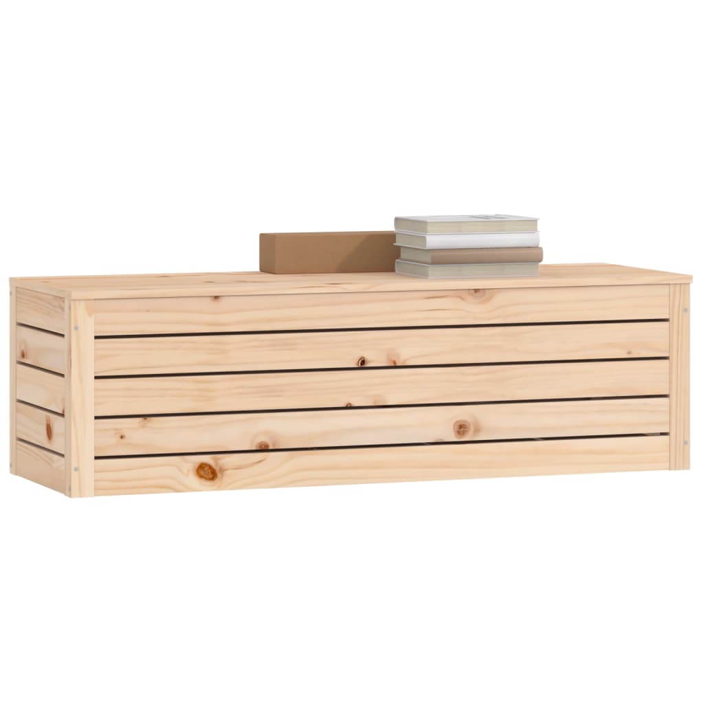 Boîte de rangement 109x36,5x33 cm Bois massif de pin