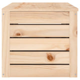 Boîte de rangement 109x36,5x33 cm Bois massif de pin