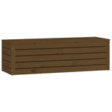 Boîte de rangement Marron miel 109x36,5x33 cm Bois massif pin