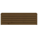 Boîte de rangement Marron miel 109x36,5x33 cm Bois massif pin