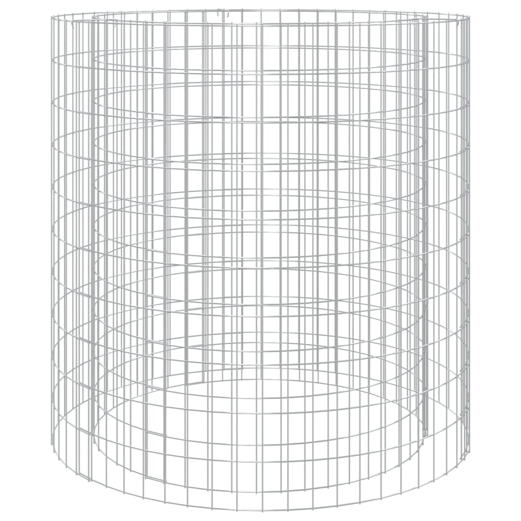 Foyer en gabion Ø 100 cm fer galvanisé