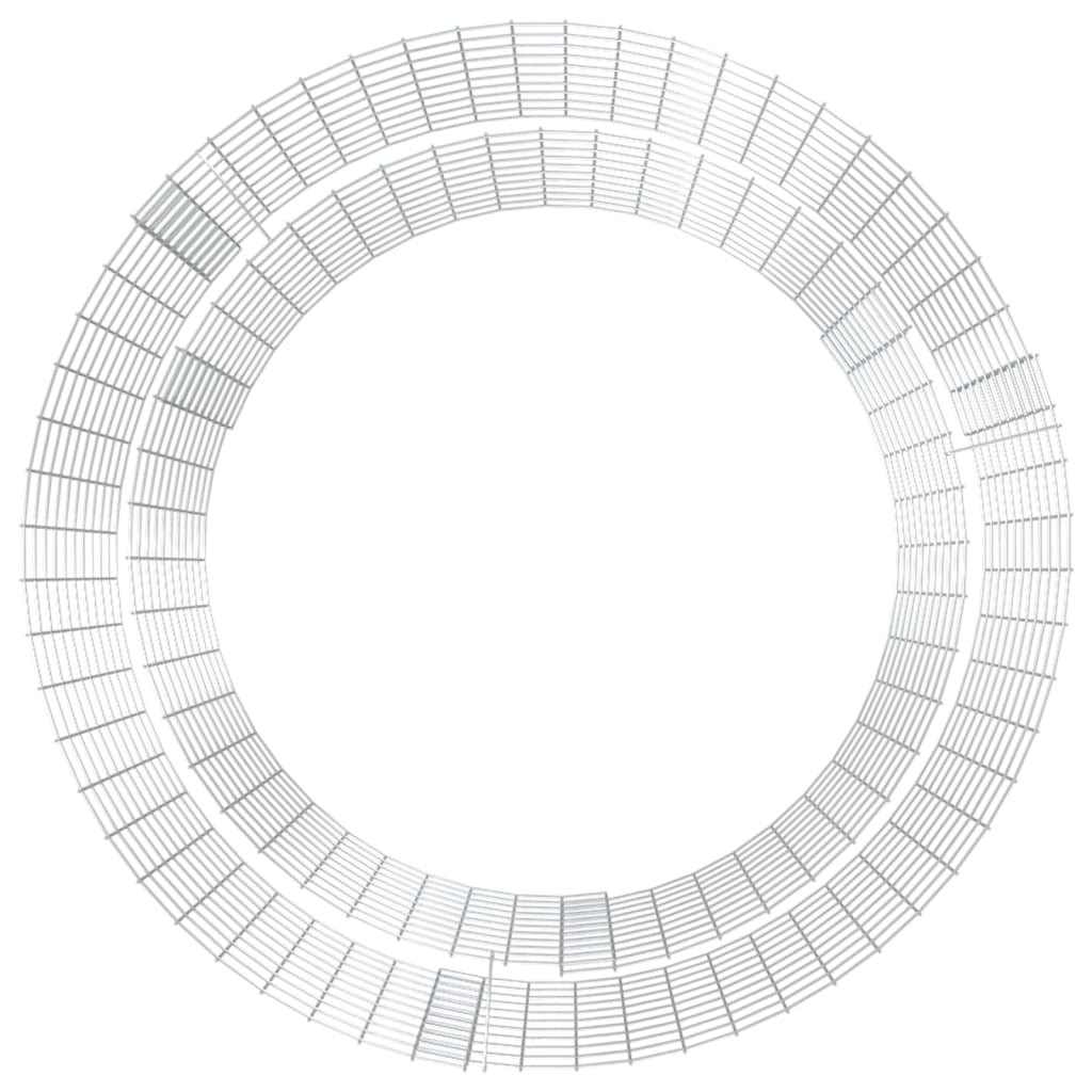 Foyer en gabion Ø 100 cm fer galvanisé