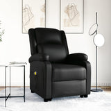 Fauteuil de massage Noir Similicuir