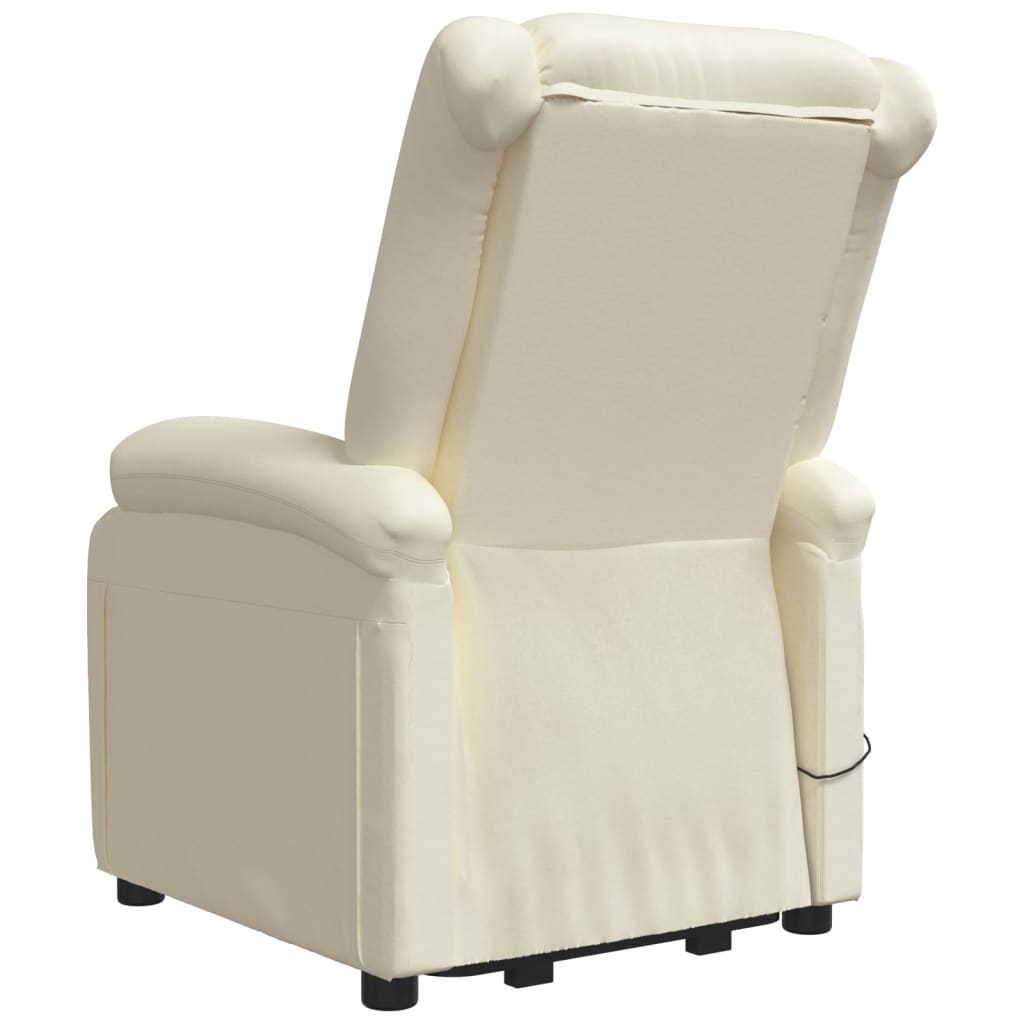 Fauteuil de massage Crème Similicuir