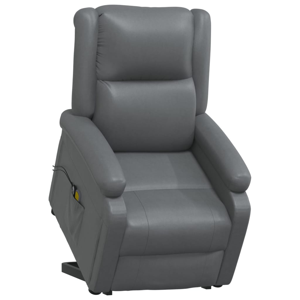 Fauteuil de massage Gris Similicuir