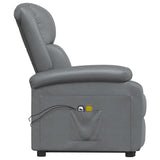 Fauteuil de massage Gris Similicuir