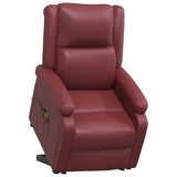 Fauteuil de massage Rouge bordeaux Similicuir